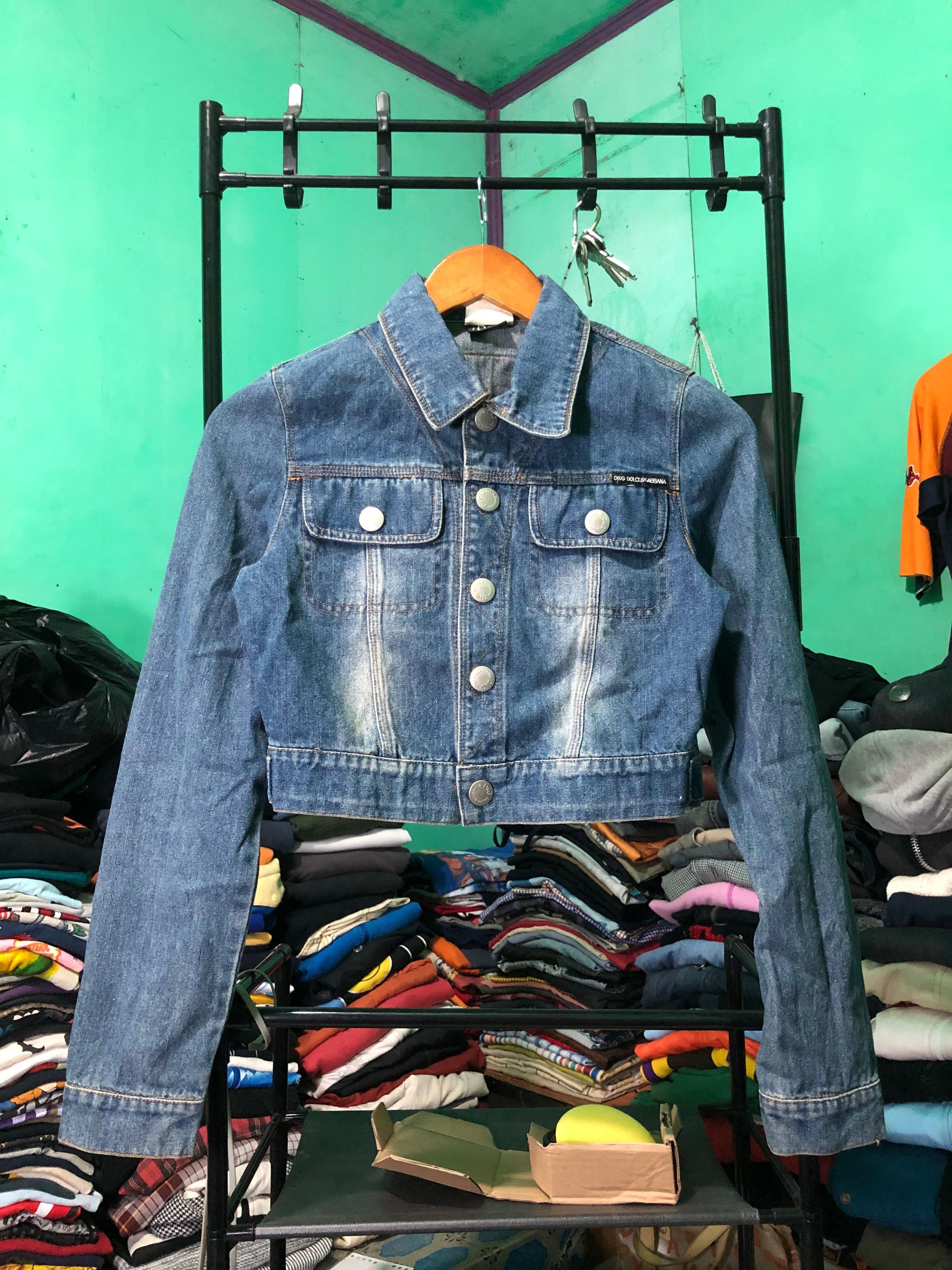 Dolce & Gabbana 2000s Dolce & Gabbana Denim Jacket Size US S / EU 44-46 / 1 - 2 Thumbnail