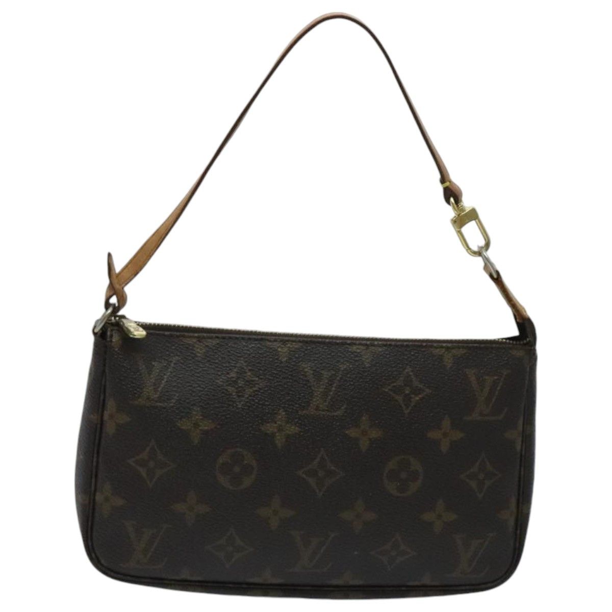 Louis Vuitton Pochette Accessoire Brown Canvas Clutch Bag (Pre-Owned) Size ONE SIZE - 1 Thumbnail
