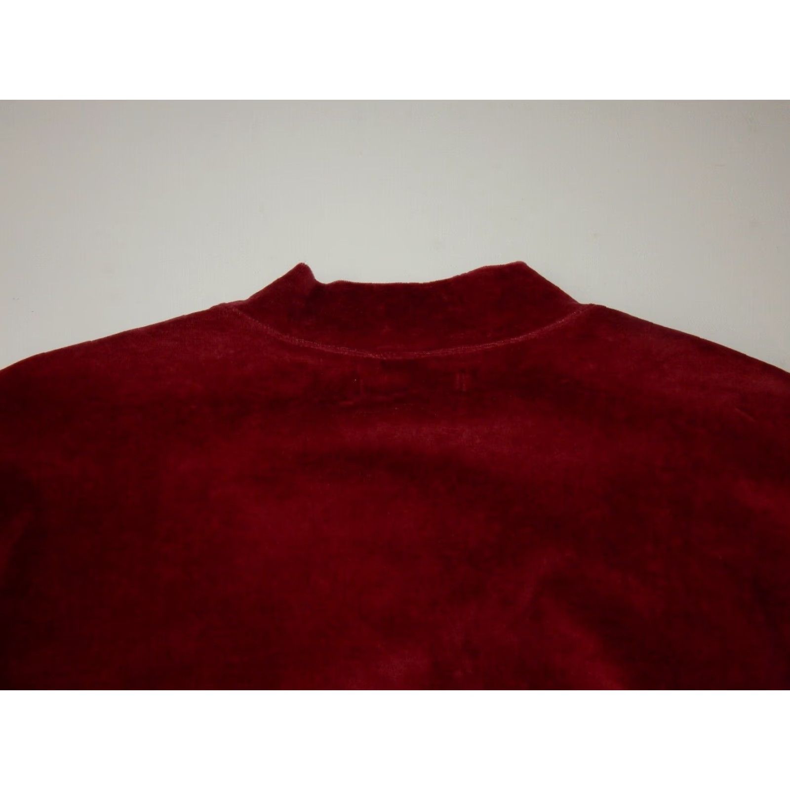 Velvet Men's USA Made Velvet Bomber Jacket Size XL Red NSLVD Polyester Jacket United States XS? Wait. Size US XL / EU 56 / 4 - 4 Thumbnail
