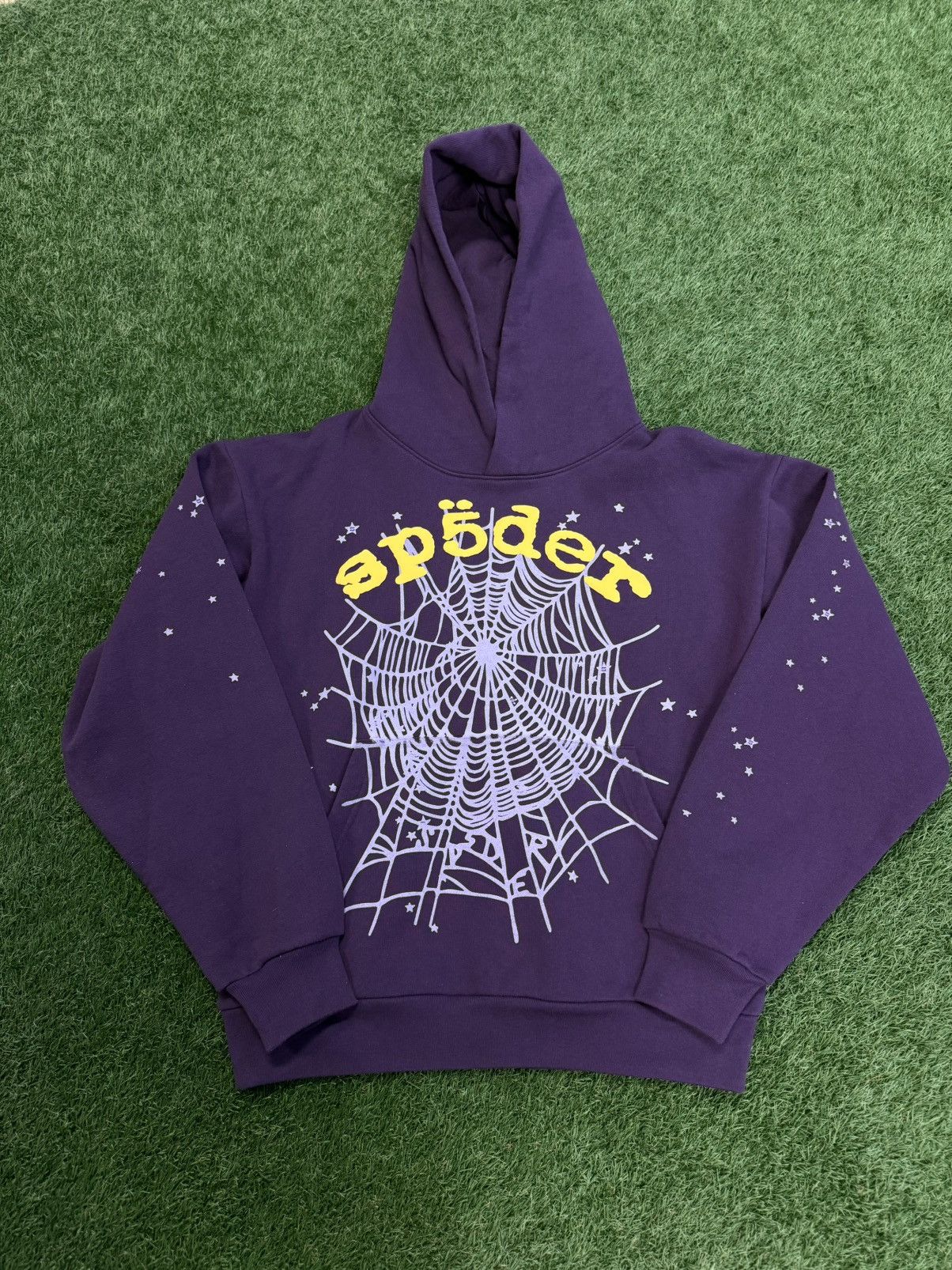 Sp5der Sp5der WorldWide Purple Yellow Hoodie Size M (NEW) Size US M / EU 48-50 / 2 - 1 Thumbnail