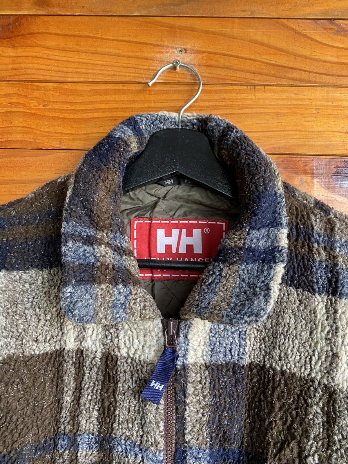Helly Hansen Vintage **Helly Hansen Sea Gear Plaid Fleece Jacket Size US M / EU 48-50 / 2 - 7 Thumbnail