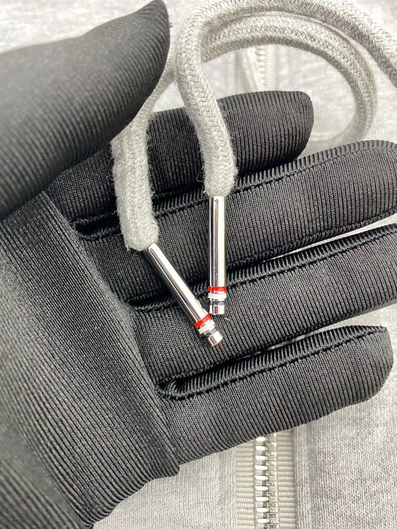 Thom Browne thom browneSleeve-marked striped zipper classic hooded swea Size US L / EU 52-54 / 3 - 4 Thumbnail