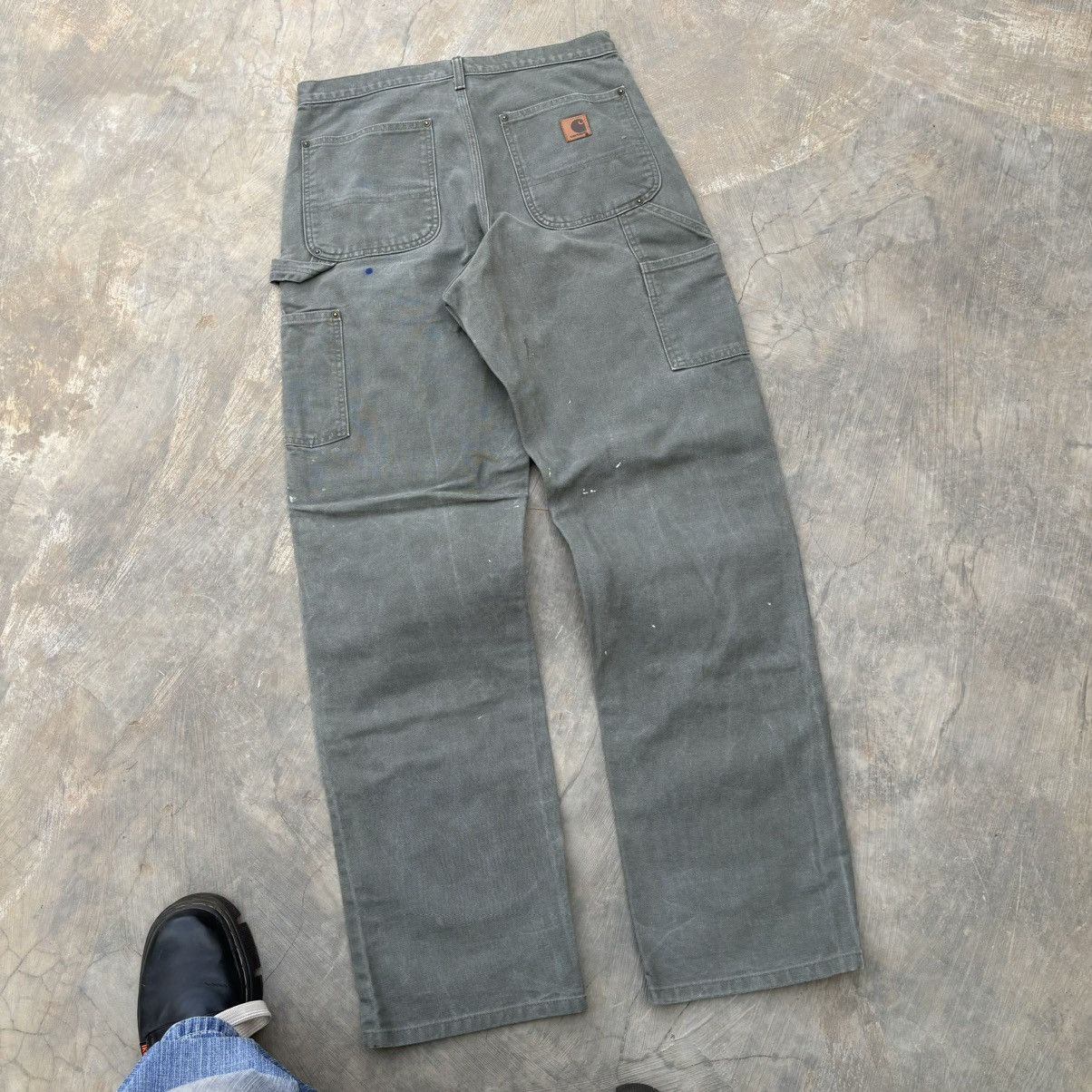 Carhartt Crazy Vintage Sunfaded Carhartt Double Knee B136 Mos Size US 32 / EU 48 - 9 Thumbnail