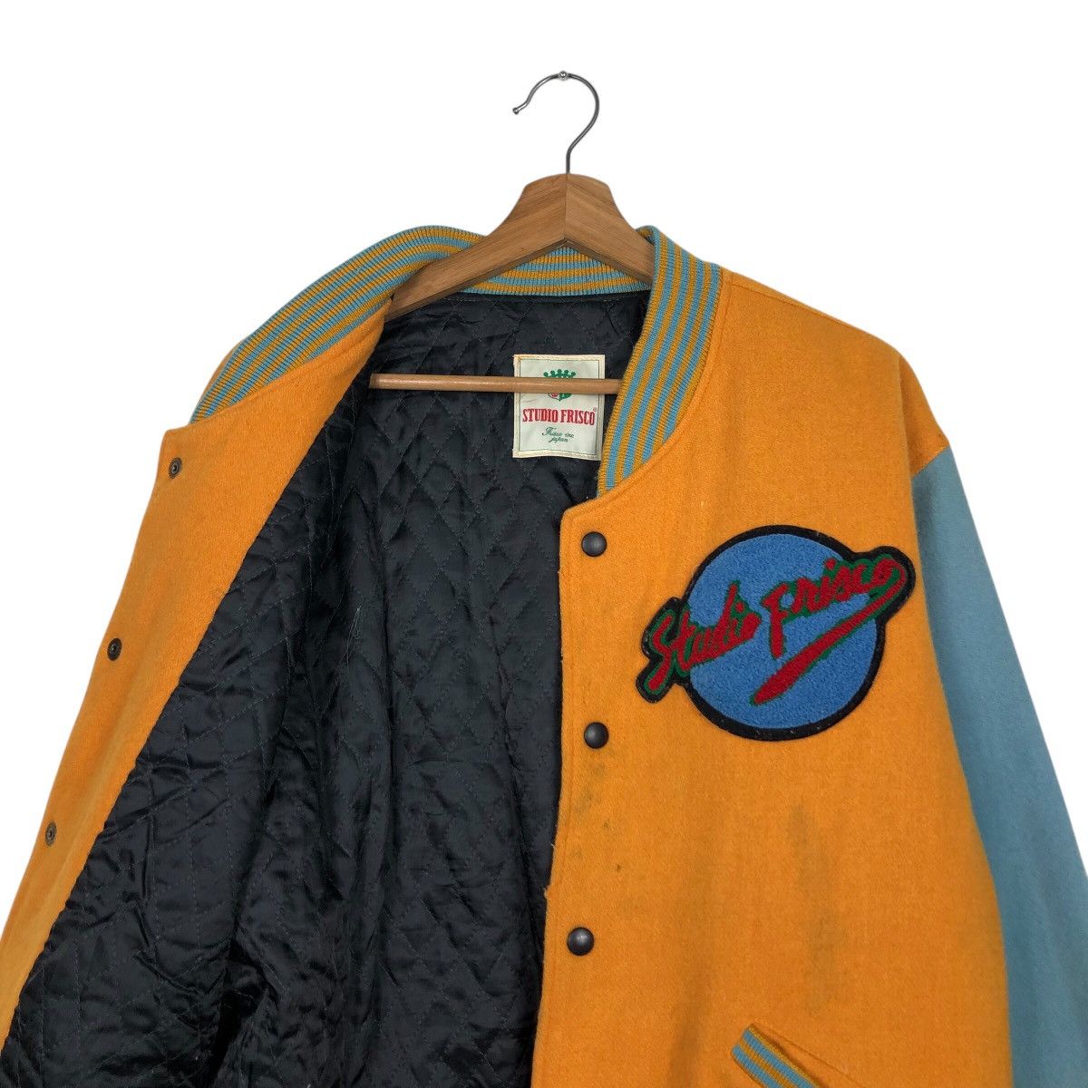 Hysteric Glamour 📌Vintage Bomber Jacket Studio Frisco Big Logo Embroidered Size US L / EU 52-54 / 3 - 13 Thumbnail