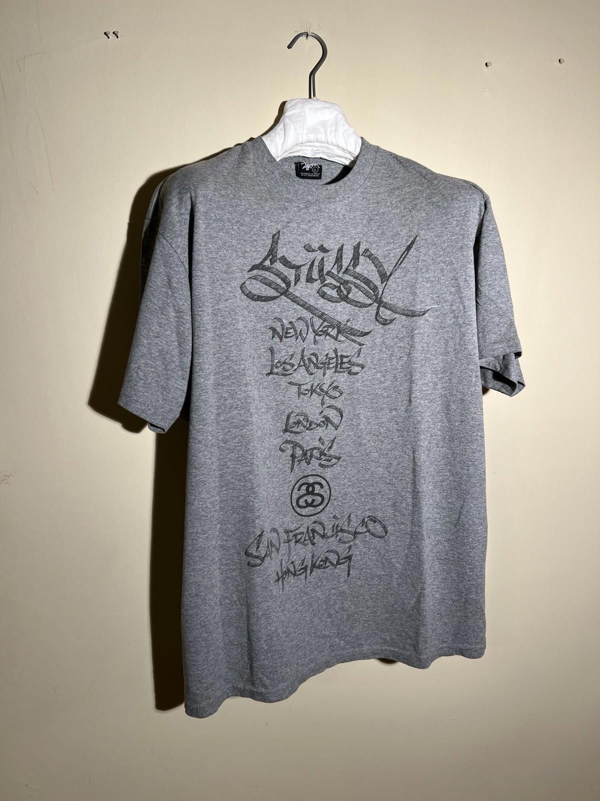 Stussy 2006 Stussy X Mode 2 World Tour Graffiti Script T-shirt Size US L / EU 52-54 / 3 - 3 Thumbnail