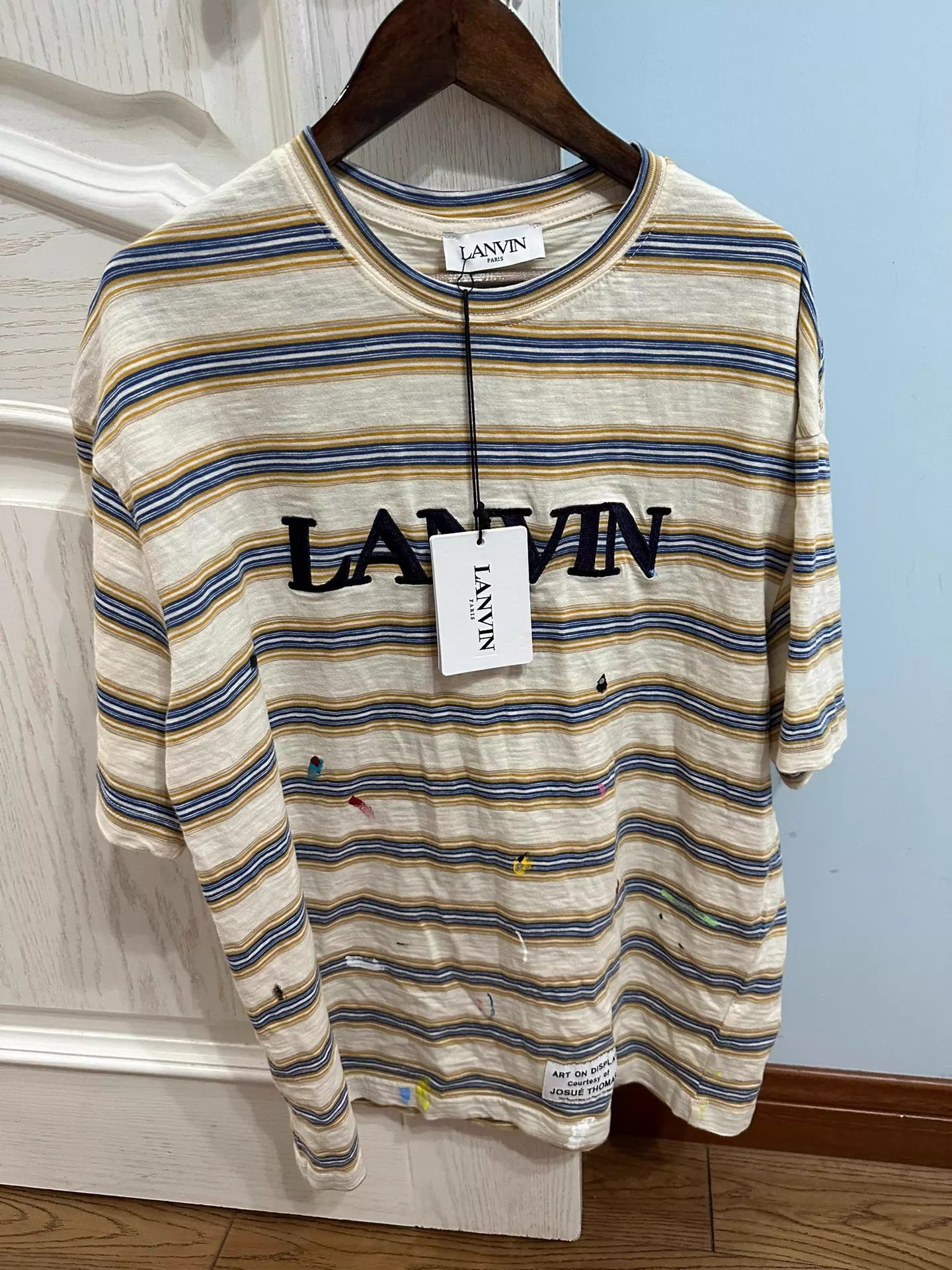 Lanvin Lanvin x Gallery Dept Striped Unisex Tee Size US S / EU 44-46 / 1 - 2 Thumbnail