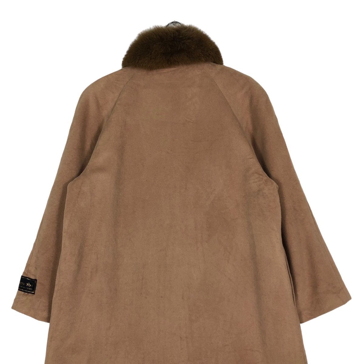 Japanese Brand 🔥Vintage Long Jacket Wool Cashmere Antraci Mink Fur Collar Size US M / EU 48-50 / 2 - 9 Thumbnail