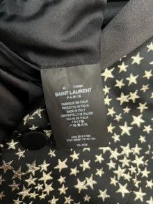 Saint Laurent Paris Authentic Saint Laurent star embroidered smoking jacket Size 44R - 2 Thumbnail