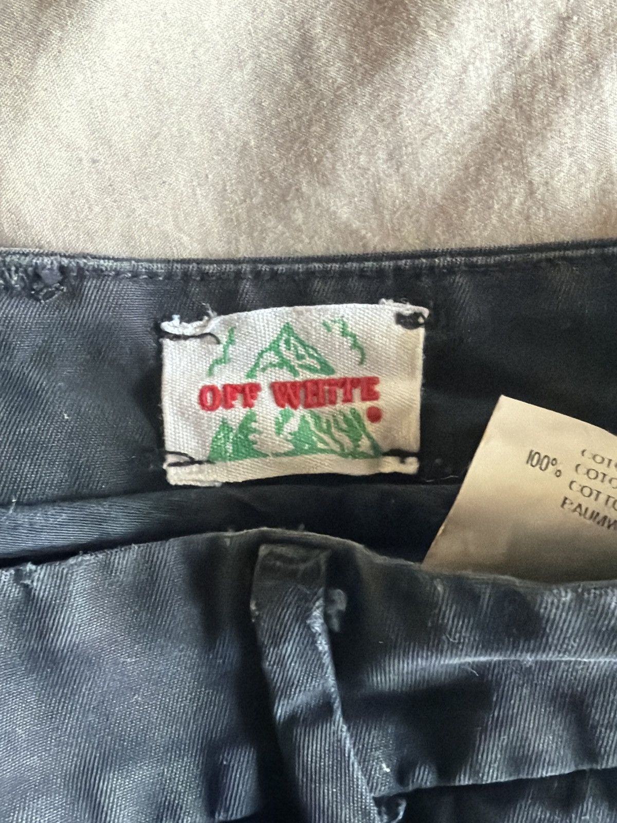 Off-White Off white pants with native American motif Size US 32 / EU 48 - 4 Thumbnail