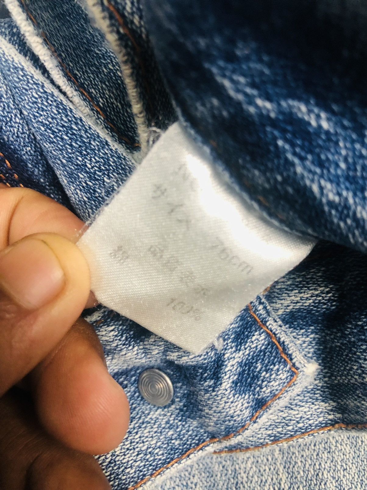 Japanese Brand Mulkul Jeans Y2K Distressed Baggy Denim (38) Size US 30 / EU 46 - 11 Thumbnail