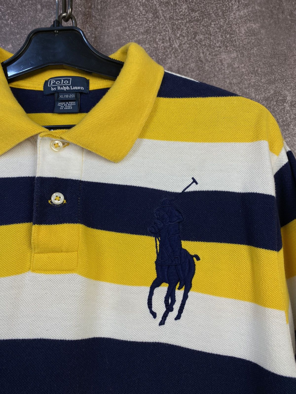 Polo Ralph Lauren Vintage Polo Ralph Lauren polo shirt 90s rare Size US L / EU 52-54 / 3 - 3 Thumbnail