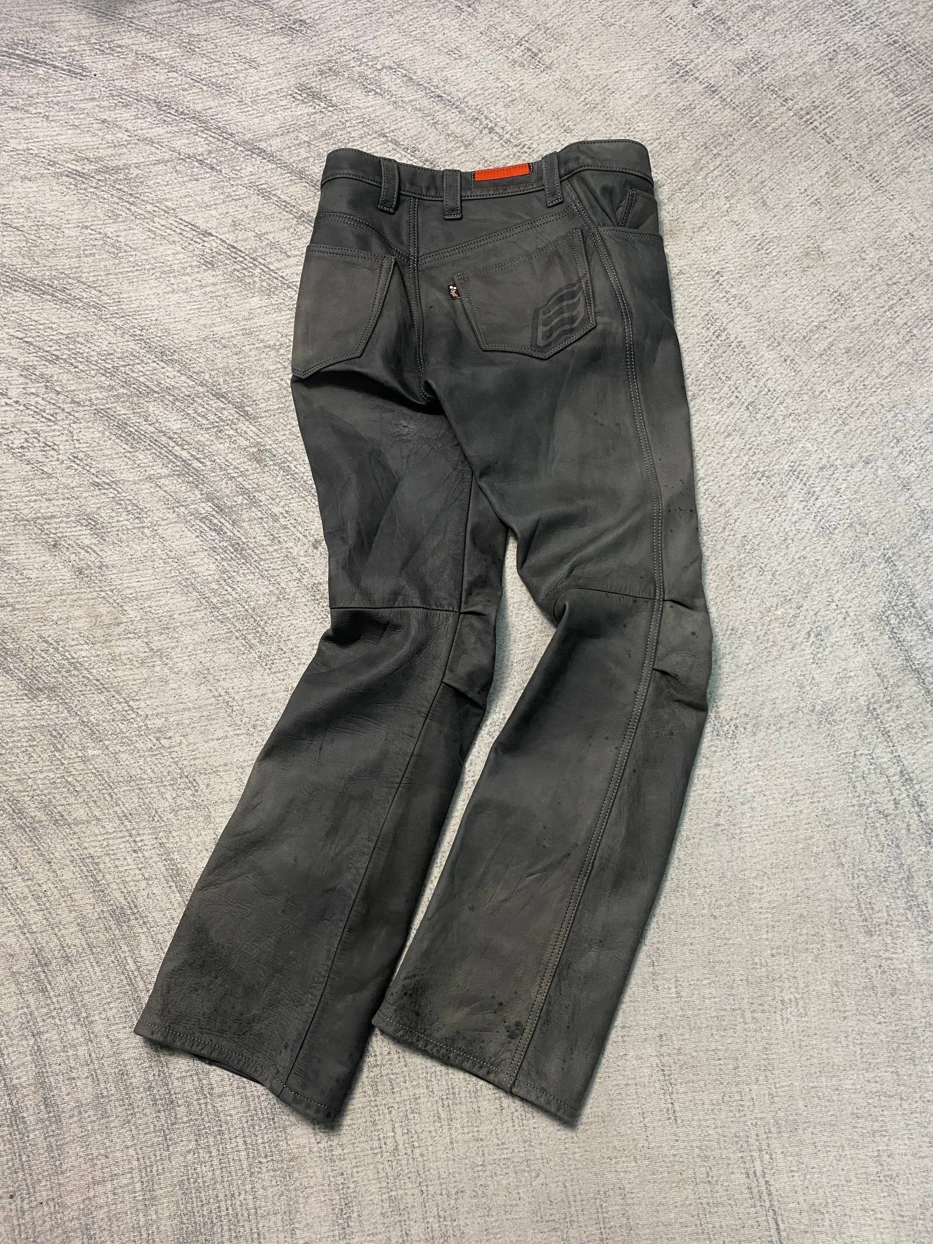14th Addiction Rare Hyod Vkei Japanese Rock Style Leather Flare Pants Size US 30 / EU 46 - 3 Thumbnail