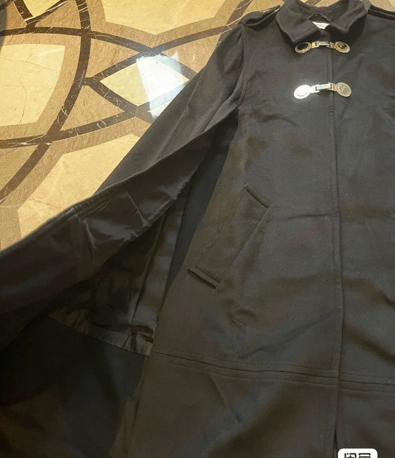Versace Cashmere cape coat