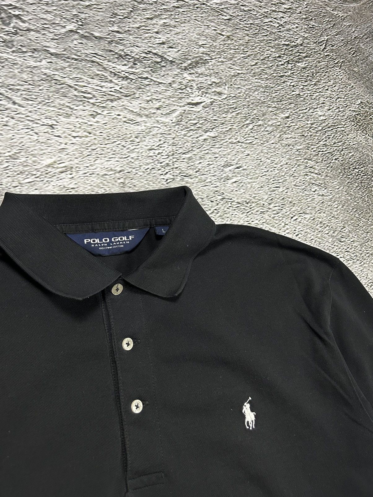 Polo Ralph Lauren Polo Golf Ralph Lauren longsleeve polo rugby black Size US XL / EU 56 / 4 - 2 Thumbnail