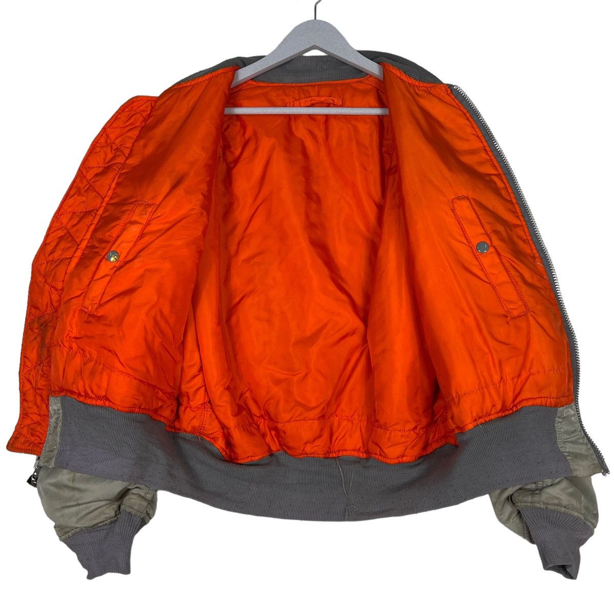 Alpha Industries 🔥 RIOT VINTAGE ALPHA REVERSIBLE BOMBER JACKET MADE IN USA Size US L / EU 52-54 / 3 - 11 Thumbnail