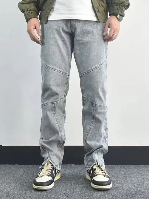 Designer × Japanese Brand × Vintage skate distressed faded flared jeans Size US 32 / EU 48 - 4 Thumbnail