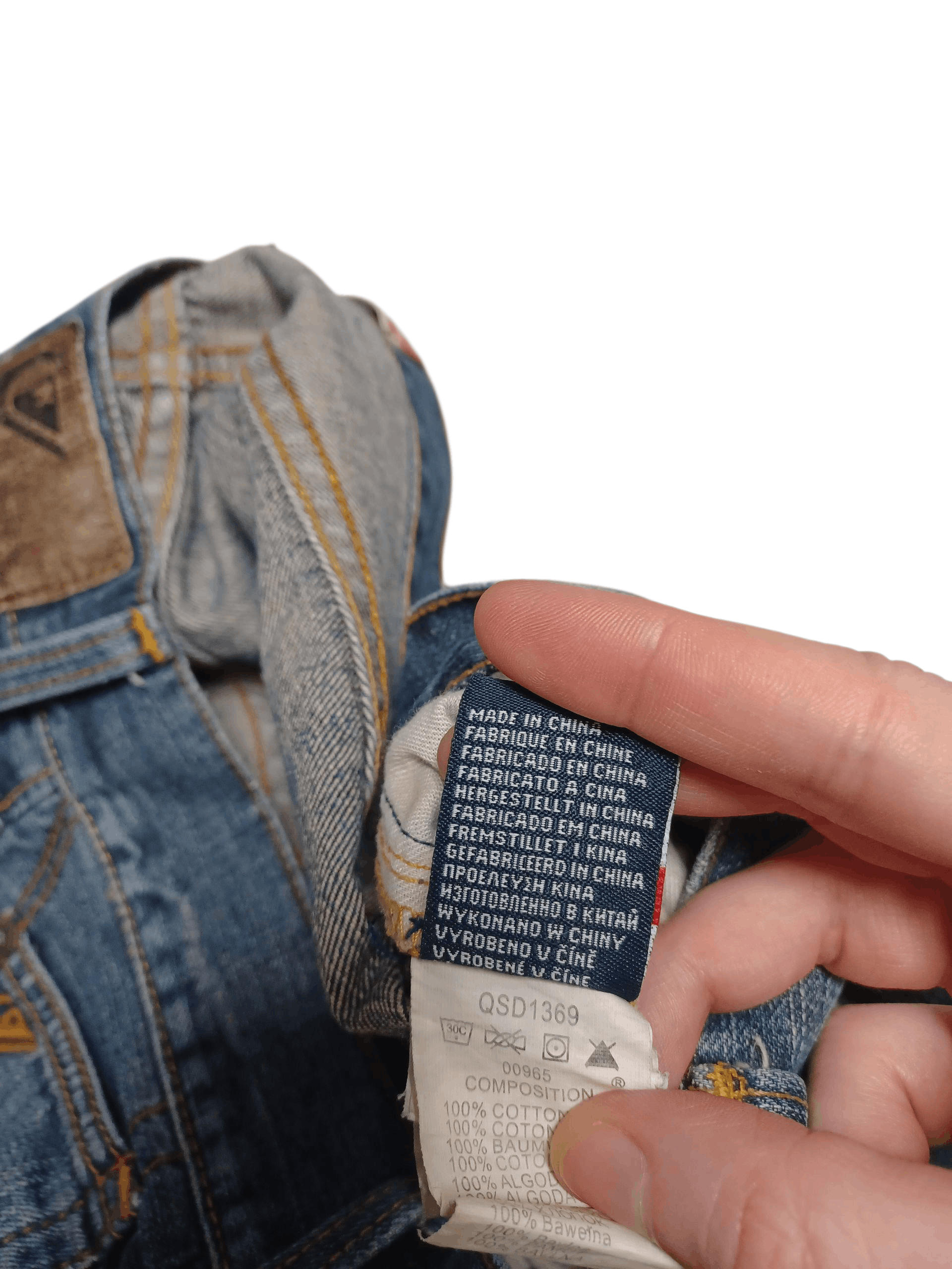 Quiksilver QUIKJEAN QUIKSILVER VINTAGE SK8 JEANS DENIM Size US 34 / EU 50 - 5 Thumbnail