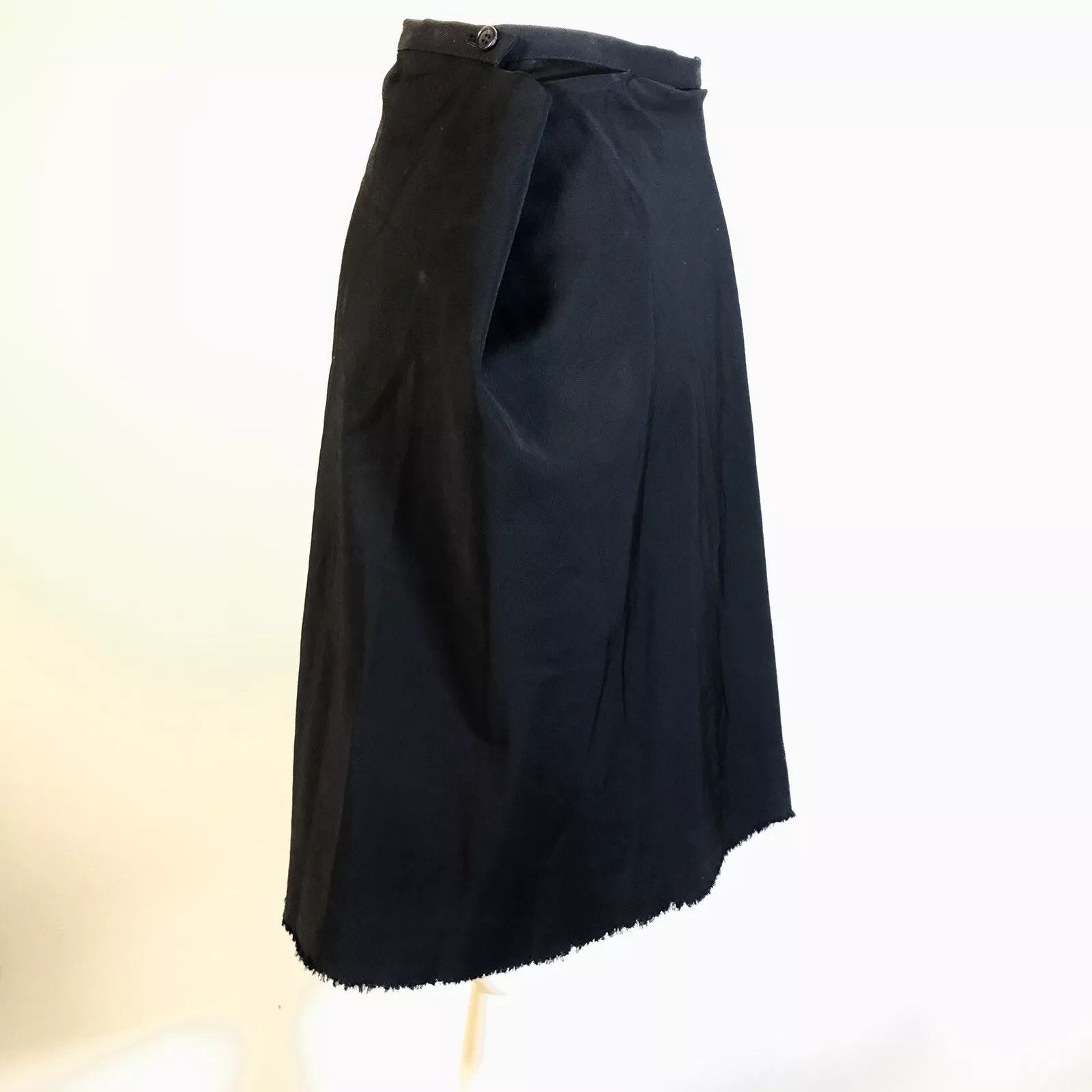 Yohji Yamamoto Yohji Yamamoto black skirt Sz XS Size 24" / US 00 / IT 34 - 1 Thumbnail