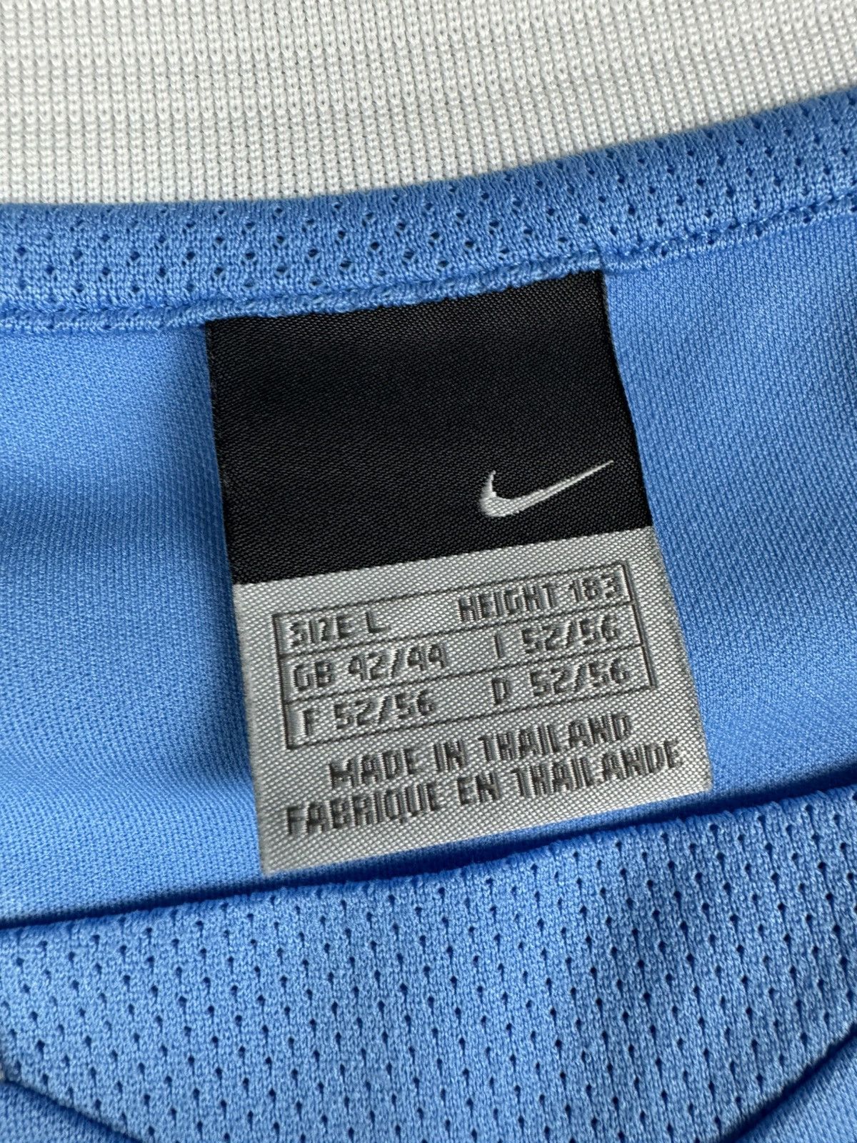 Nike × Vintage Vintage Y2K Nike soccer football blokecore jersey baby blue Size US XL / EU 56 / 4 - 13 Thumbnail
