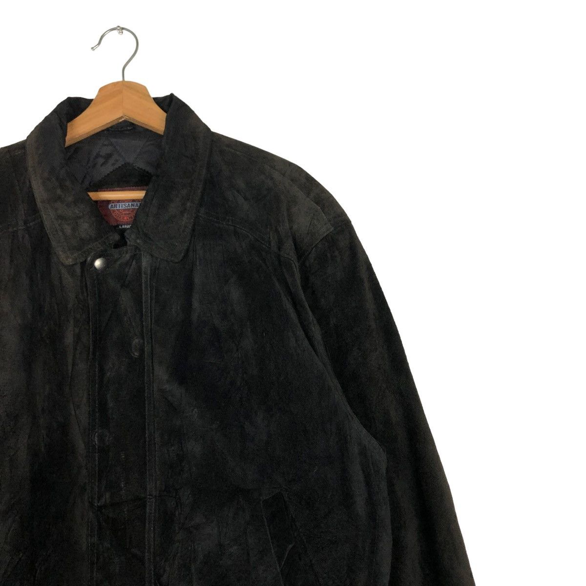 Japanese Brand 🔥VINTAGE LEATHER JACKET ARTISANAT JAPAN ISSEY MIYAKE Size US L / EU 52-54 / 3 - 6 Thumbnail