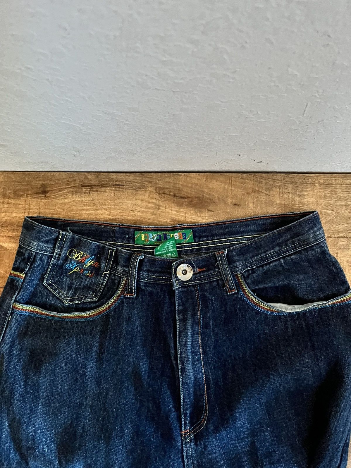 Other × Vintage BAGGY RAINBOW DENIM Size US 32 / EU 48 - 3 Thumbnail