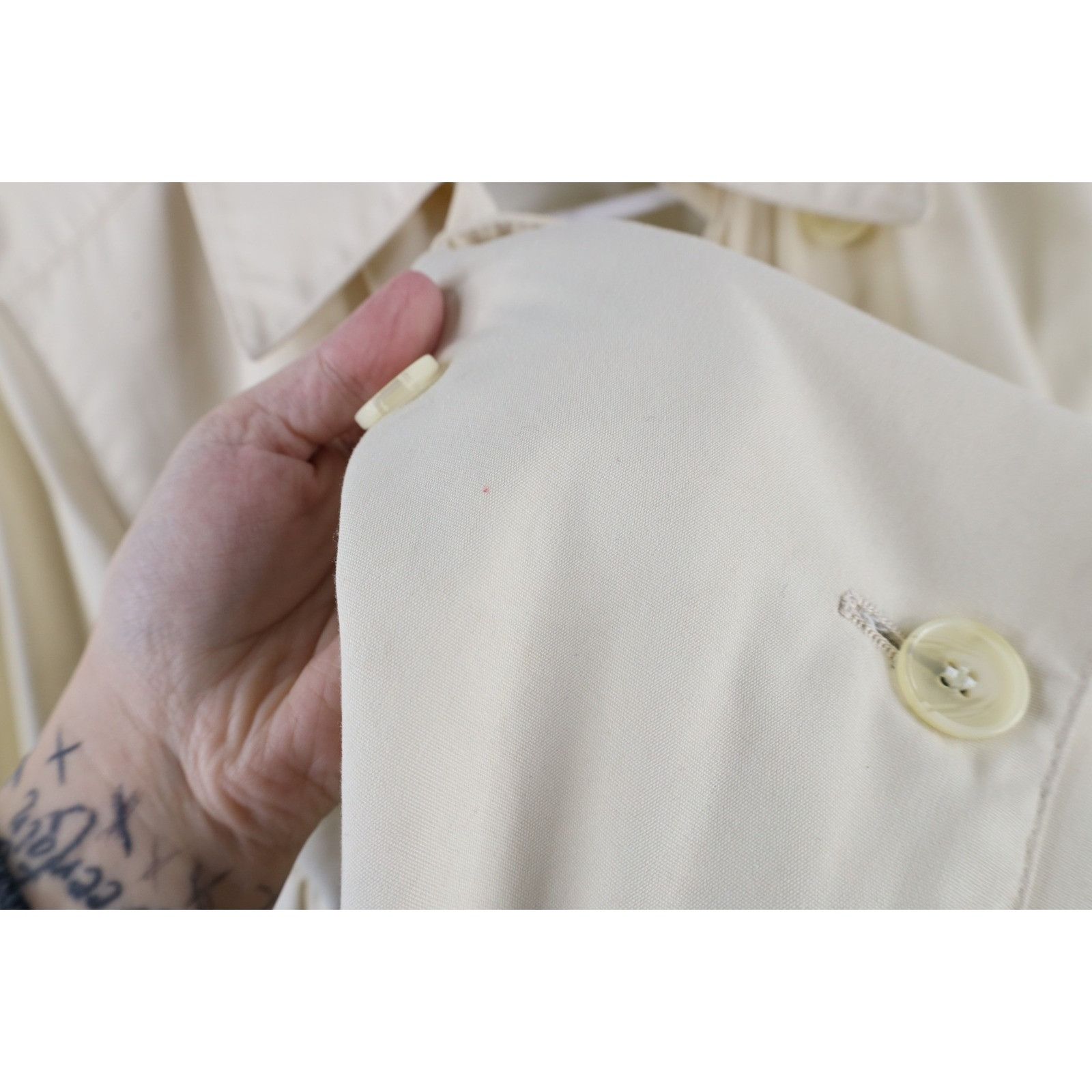 Vintage Vintage 70s Streetwear Double Breasted Belted Trench Coat Size L / US 10 / IT 46 - 6 Thumbnail