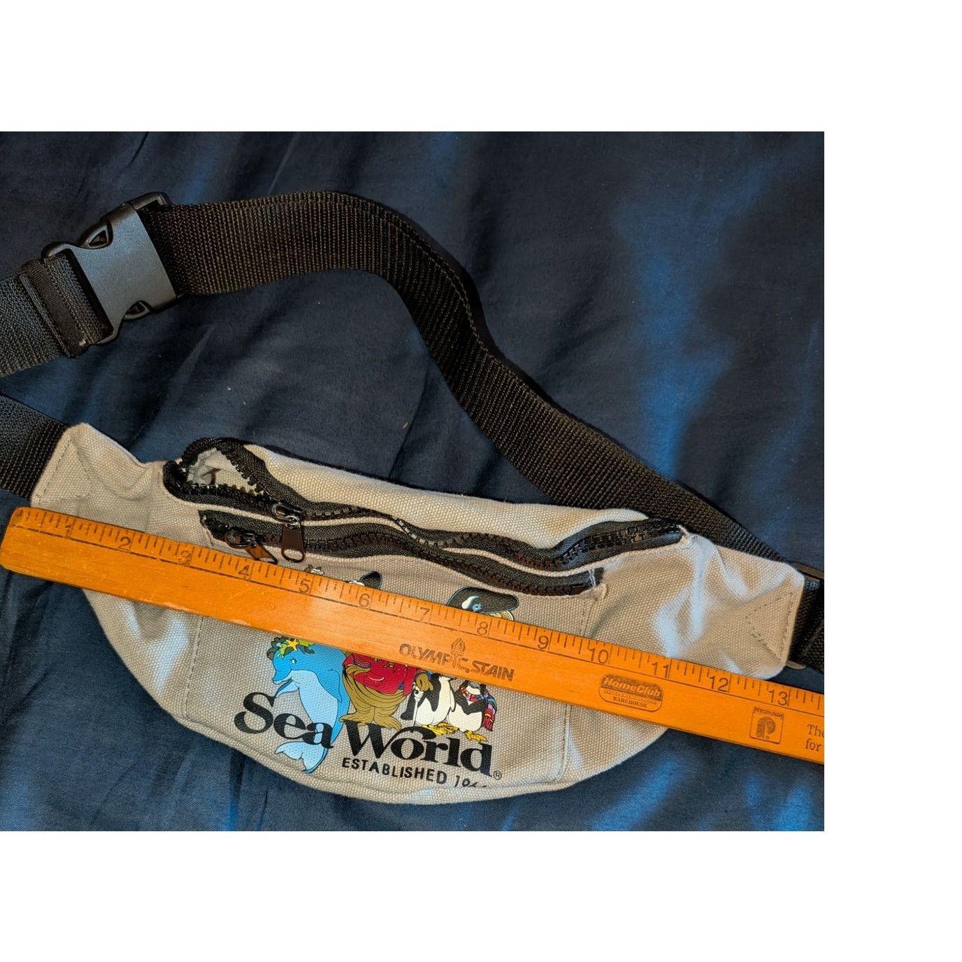 Jansport Vintage Sea World Fanny Pack Waist Bag Shamu 13" x 6" Size ONE SIZE - 2 Thumbnail