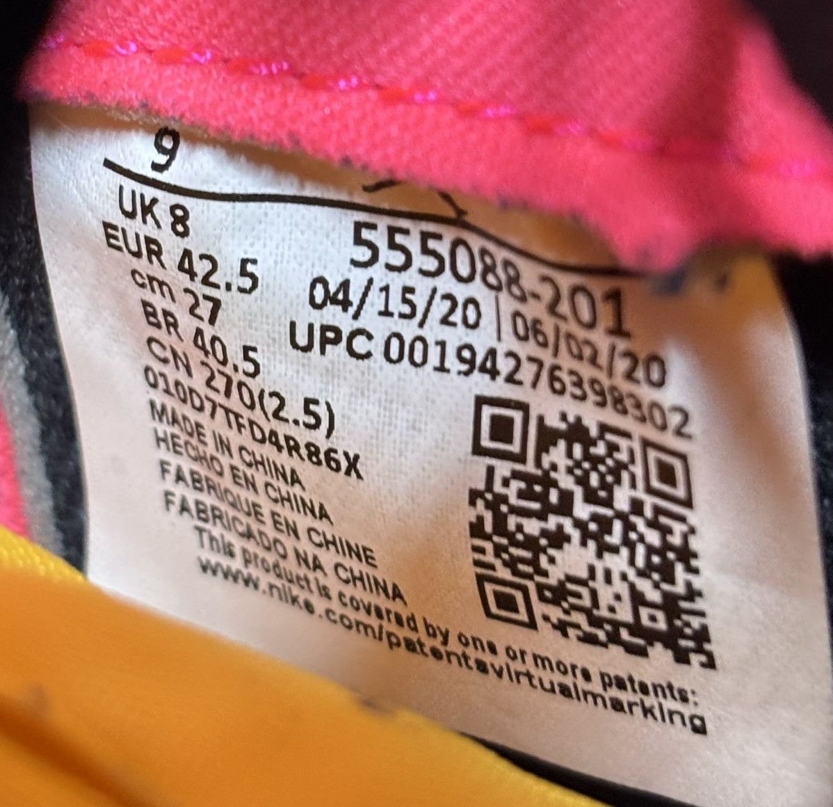 Jordan Brand Jordan 1 Retro High OG Tokyo Bio Hack 2020 Size 9 Size US 9 / EU 42 - 6 Thumbnail