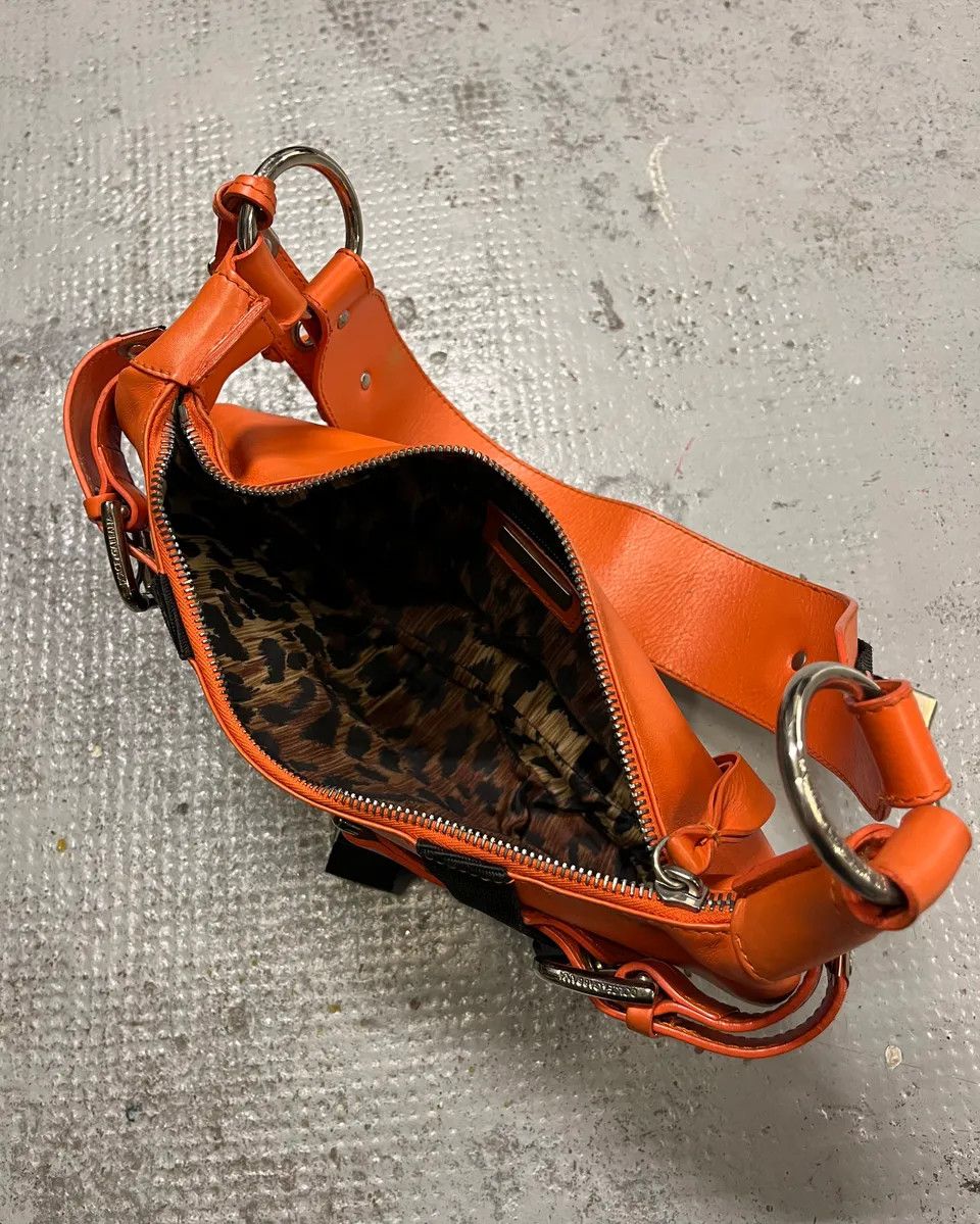 Dolce & Gabbana AW2003 Dolce & Gabbana Orange Leather Bondage Shoulder Bag Size ONE SIZE - 11 Thumbnail