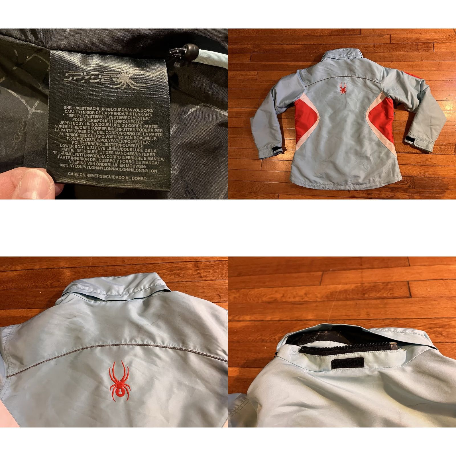 Spyder VINTAGE Spyder Xscap 3 In 1 Zip Out Fleece Lining XT Ski Jacket Ladies 14 Blue Size XL / US 12-14 / IT 48-50 - 10 Thumbnail