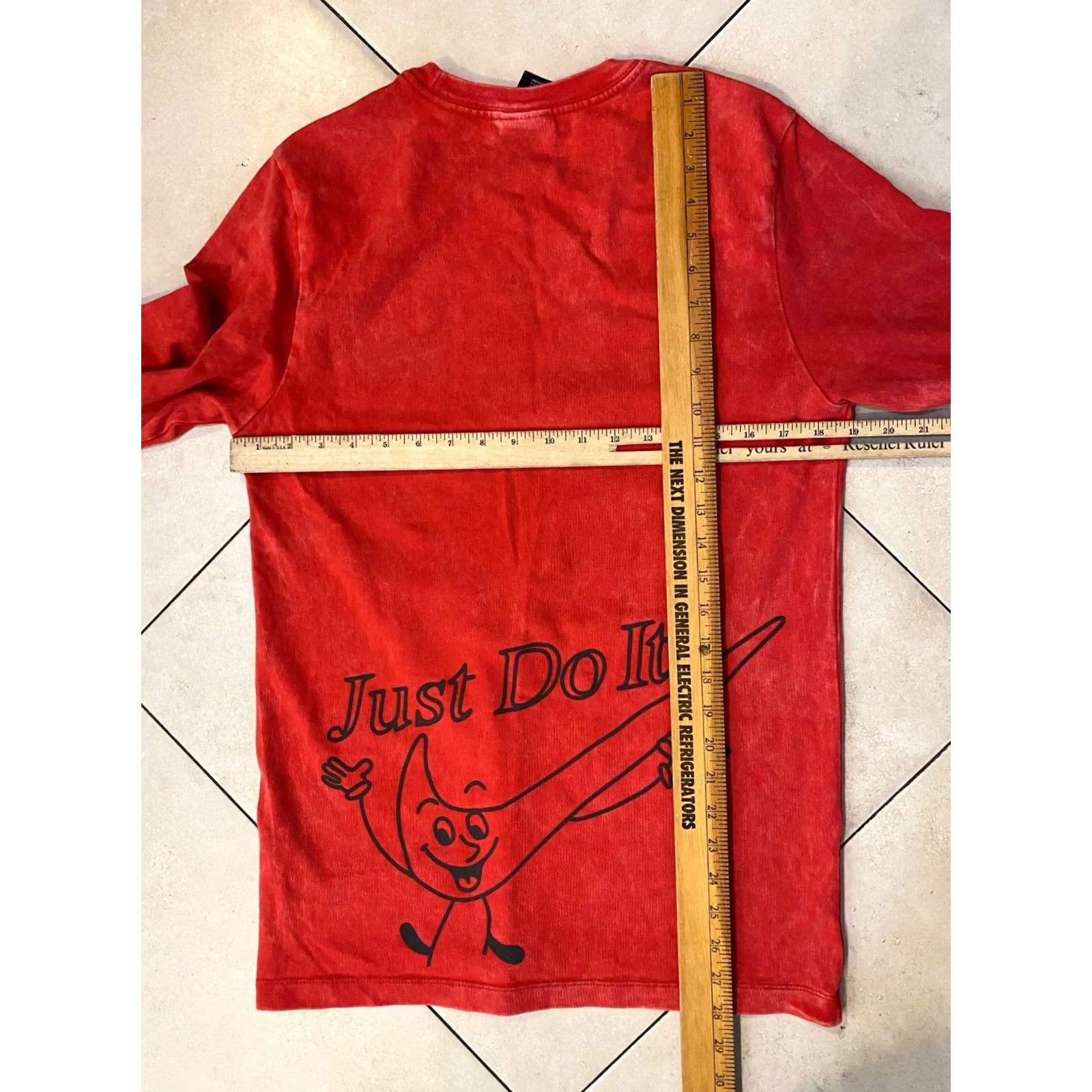 Nike Nike Wash Drip Long Sleeve Shirt Red DC2724-657 Men's Small B103 Size US S / EU 44-46 / 1 - 6 Thumbnail
