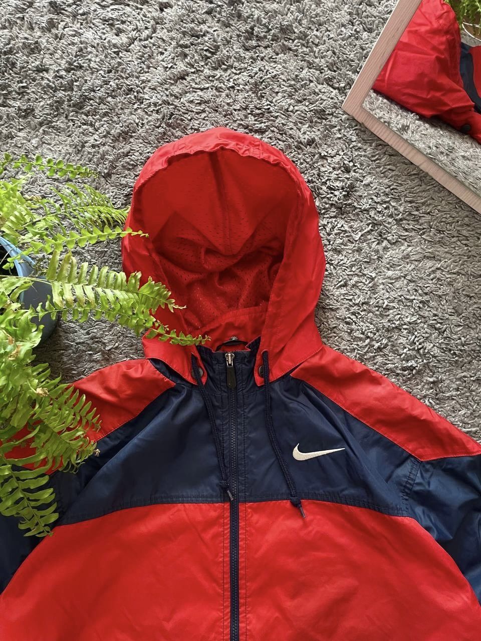 Nike × Vintage 90s Nike Vintage Light Jacket Streetwear Big Logo Swoosh Y2k Size US L / EU 52-54 / 3 - 17 Thumbnail