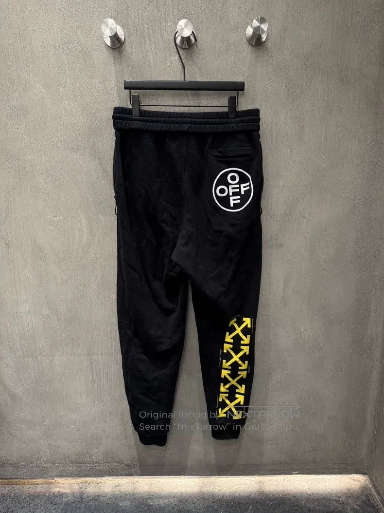 Off-White off-white size M Arrow Print Fleece Lined Black Sweatpants Size US 27 - 2 Thumbnail