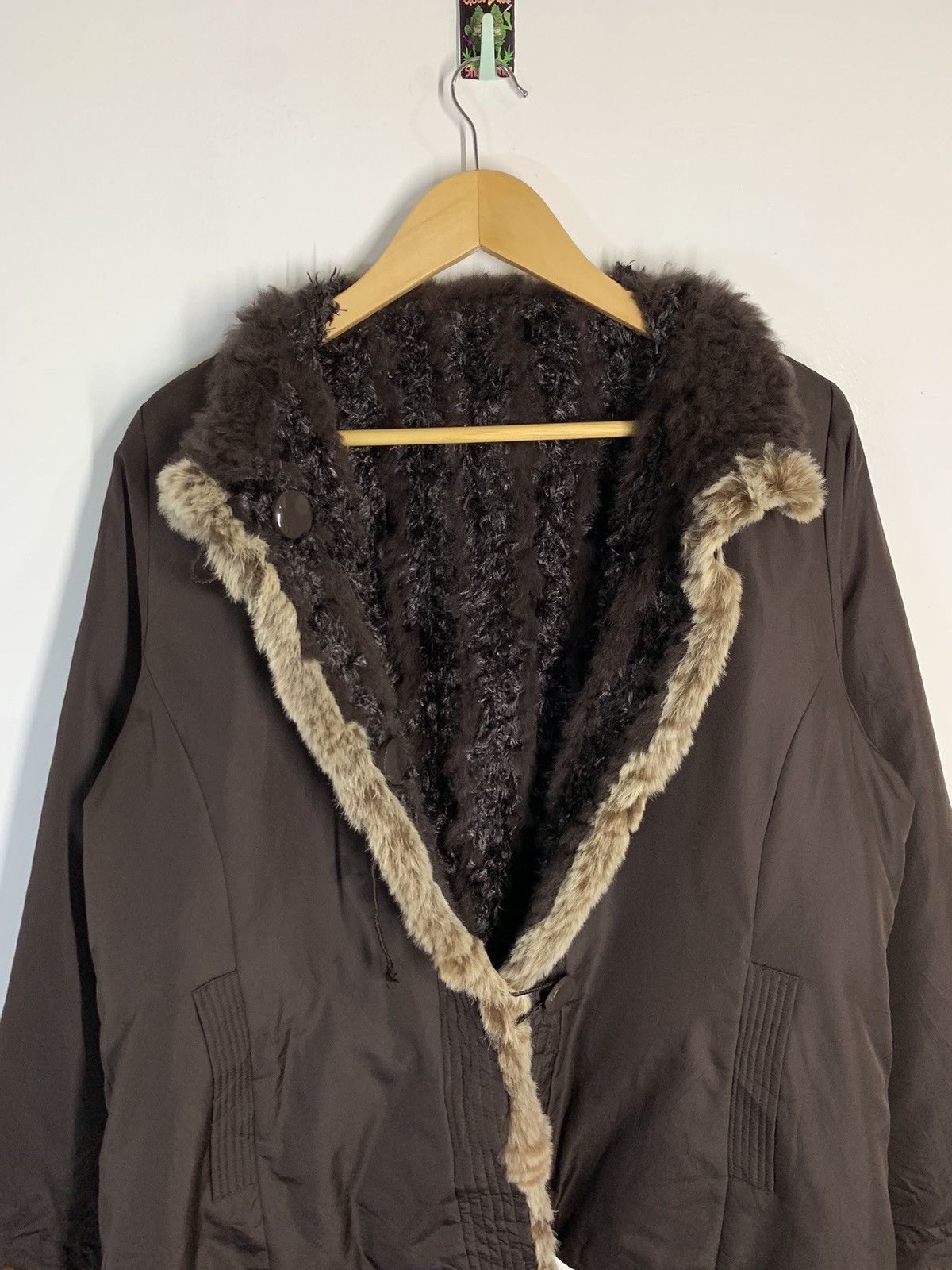 Other REVERSIBLE AUTHENTIC FUR JACKET NICE DESIGN Size US XL / EU 56 / 4 - 10 Thumbnail