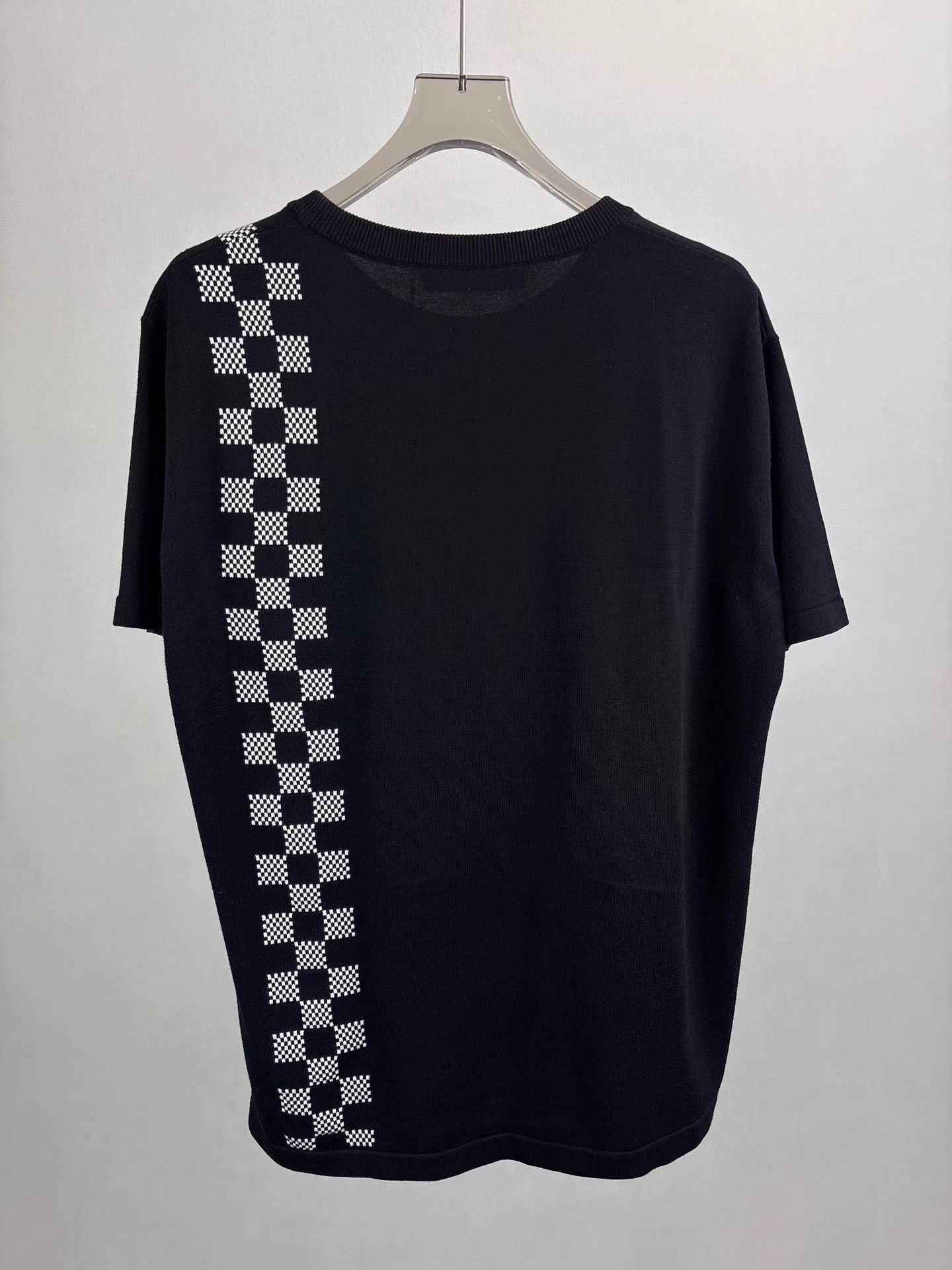 Louis Vuitton LOUIS VUITTON Racing Check Jacquard Knit Short Sleeve K1 Size US XL / EU 56 / 4 - 2 Thumbnail