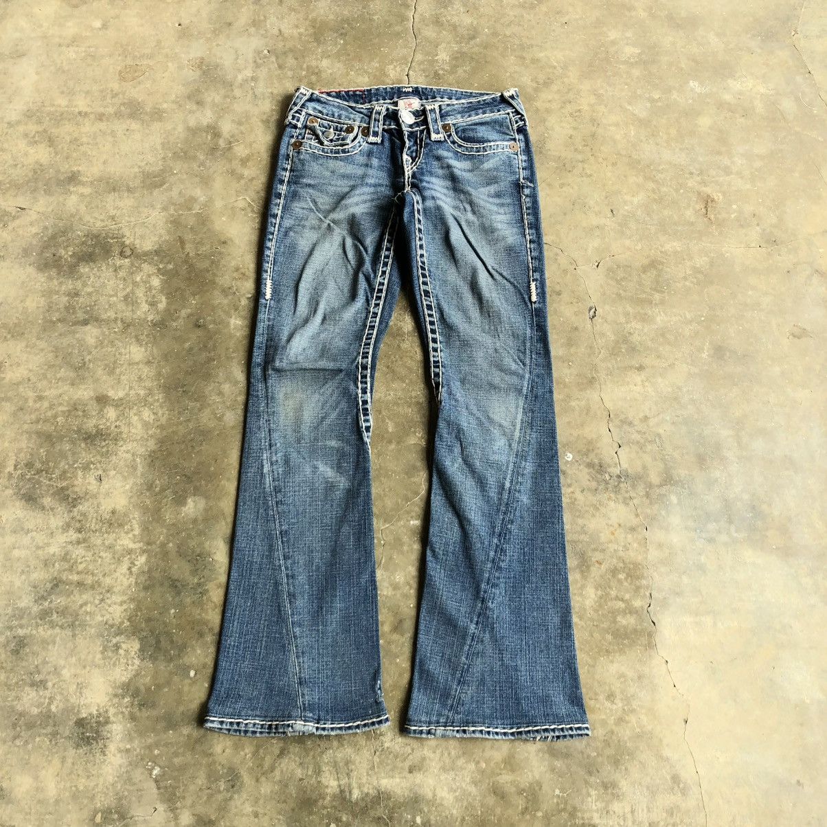 True Religion Vintage True Religion USA Bootcut Flared Denim Jeans Blue Size US 28 / EU 44 - 7 Thumbnail