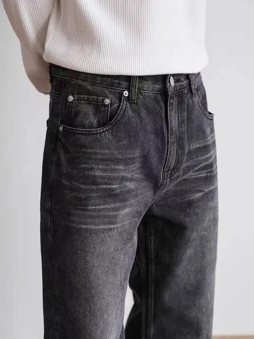 VIBE Washed Wide Leg Denim Jeans Size US 30 / EU 46 - 5 Thumbnail