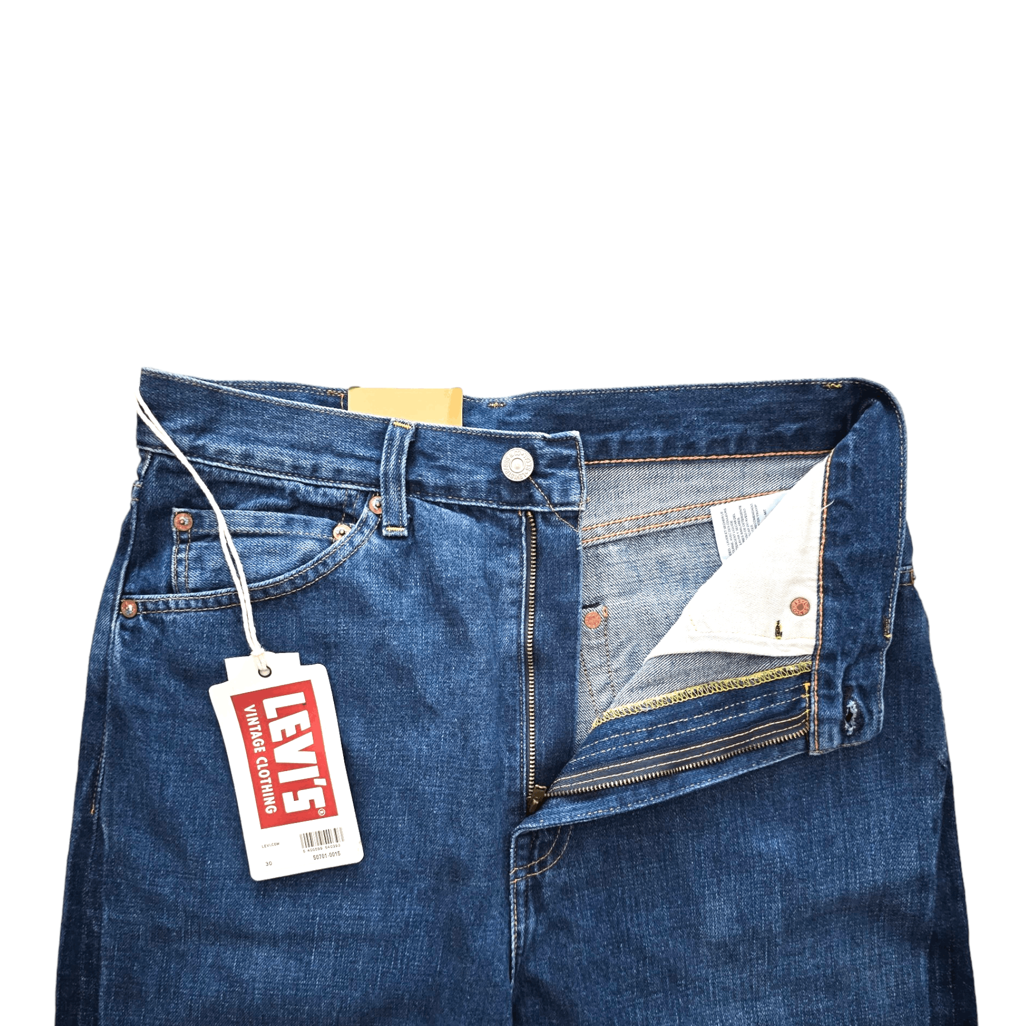Levi's Vintage Clothing NWT LVC Levi's Vintage Clothing 1950s 701 W30 Selvedge Big E Size 30" / US 8 / IT 44 - 3 Thumbnail