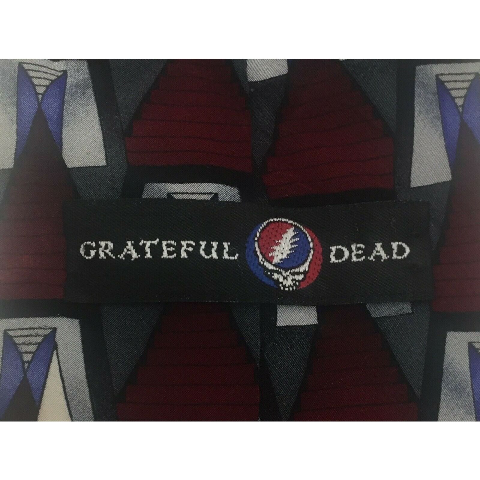 Grateful Dead Grateful Dead Cumberland Blues Forth Set Red Silk Necktie Size ONE SIZE - 3 Thumbnail