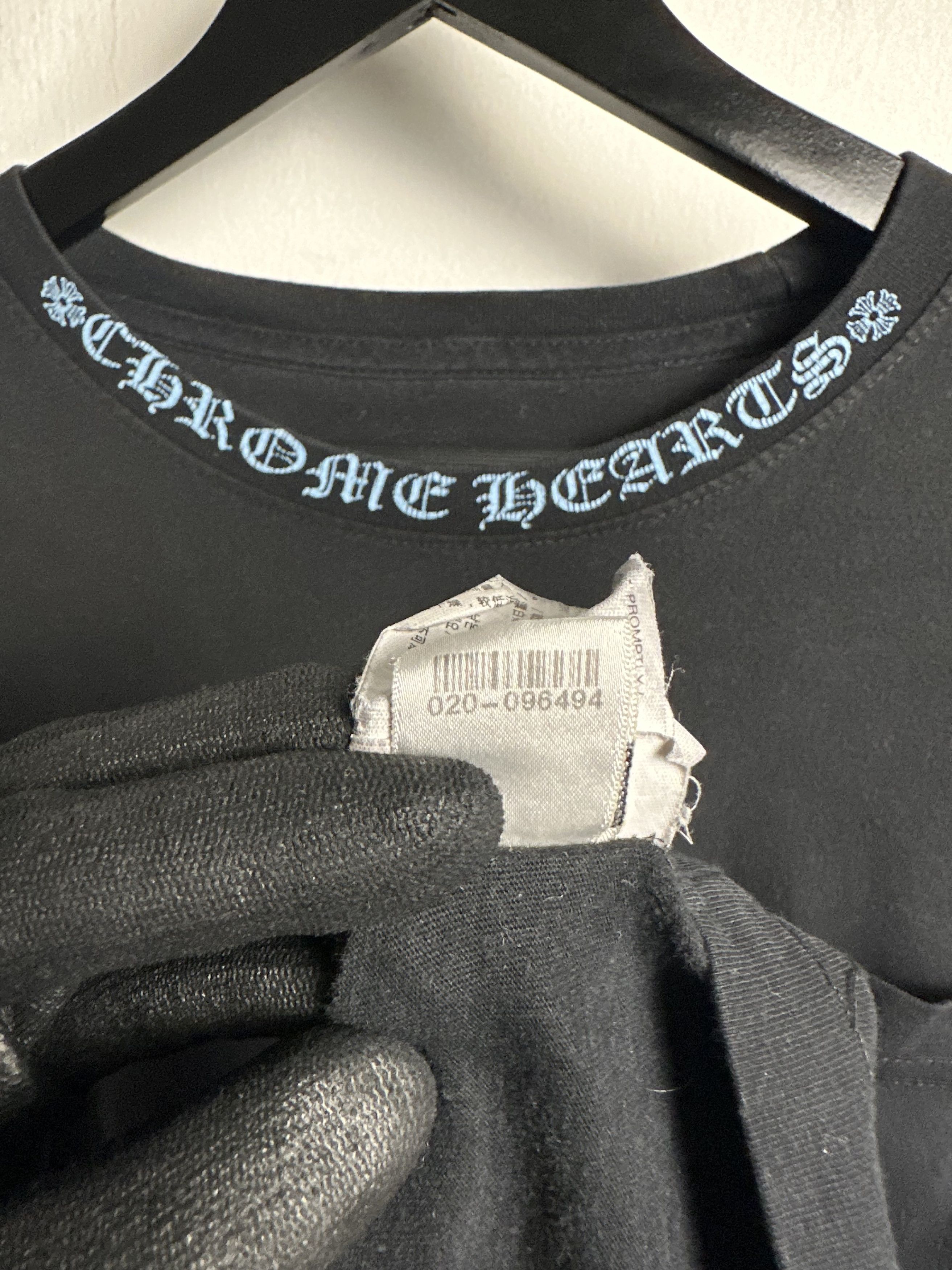 Chrome Hearts Chrome Hearts Blue Script Long Sleeve Size US M / EU 48-50 / 2 - 10 Thumbnail