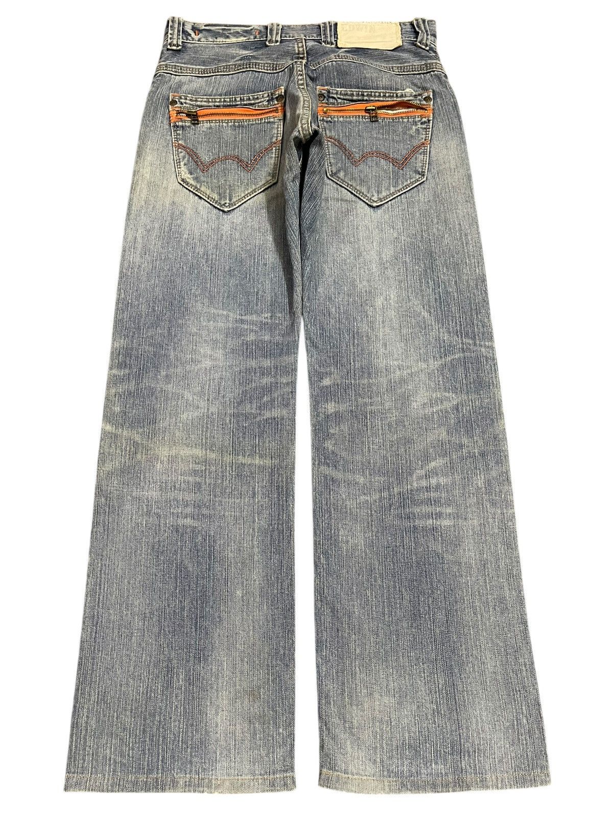 Edwin Edwin Exclusive Vintage XV Blue Faded Wash Style Loose Jeans Size US 30 / EU 46 - 2 Thumbnail