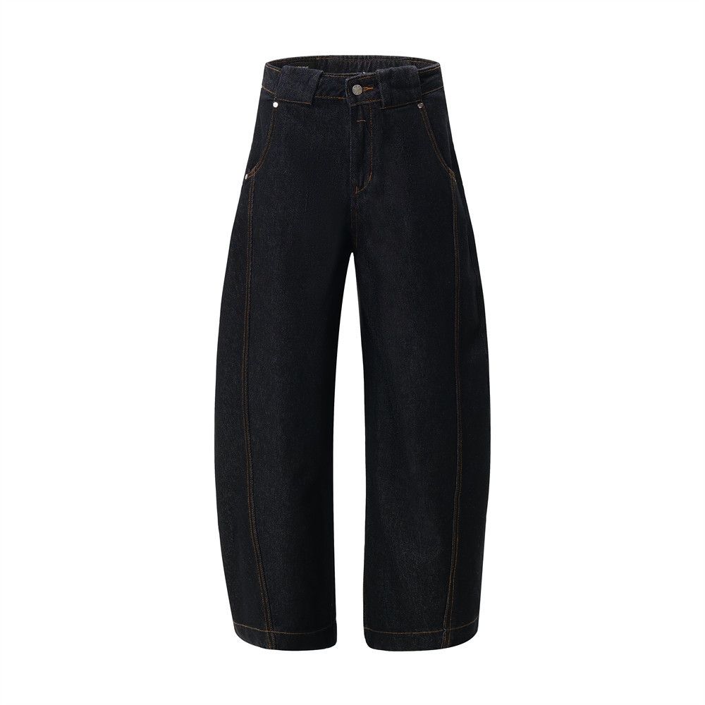 Japanese Brand × Jean Men's loose straight high street patchwork scimitar jeans Size US 32 / EU 48 - 1 Thumbnail