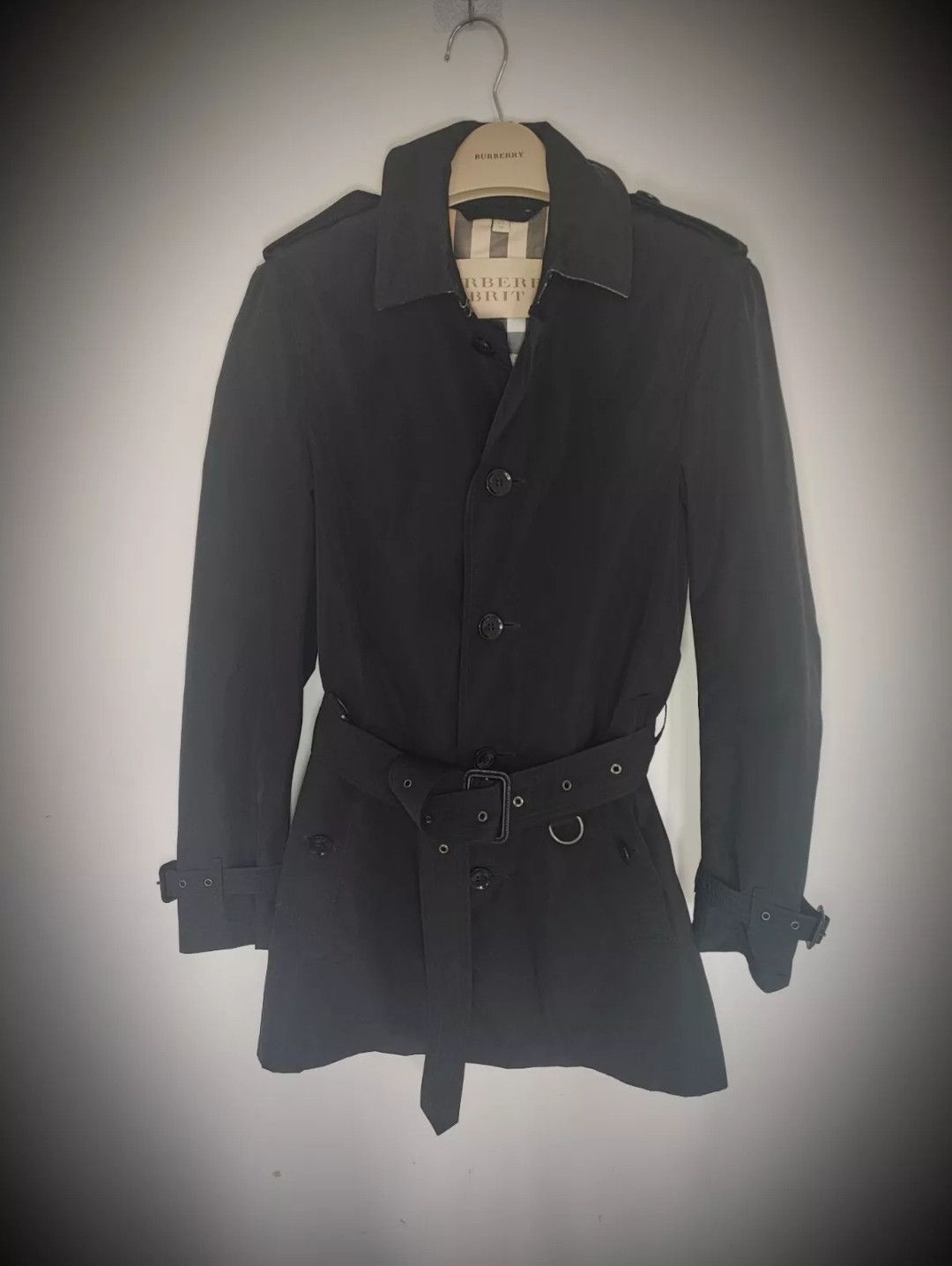 Burberry 🔥 Black Burberry Trench-coat New Size XS🔥 Size US XS / EU 42 / 0 - 5 Thumbnail