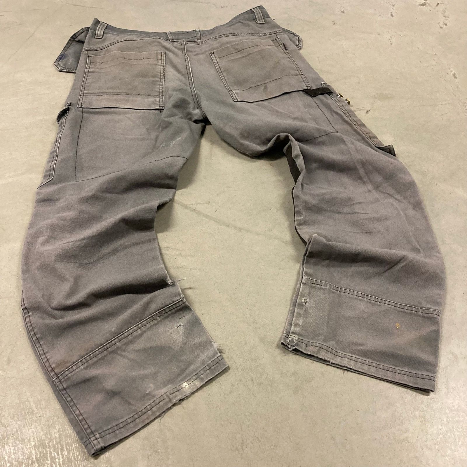 Vintage vintage baggy double knee cargo pants 34x30 Size US 34 / EU 50 - 2 Thumbnail