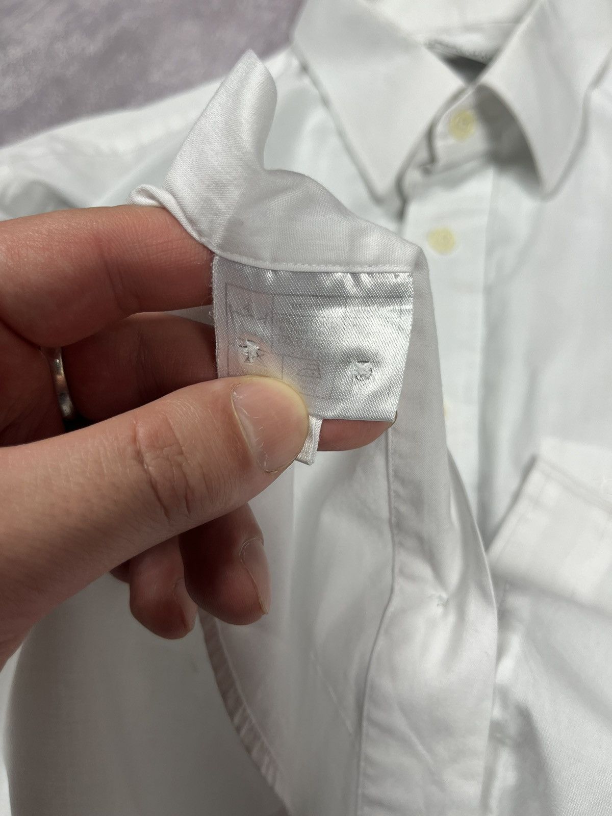 Pierre Balmain Pierre Balmain Vintage 90s White Button Up Shirt Luxury Size US XL / EU 56 / 4 - 7 Thumbnail