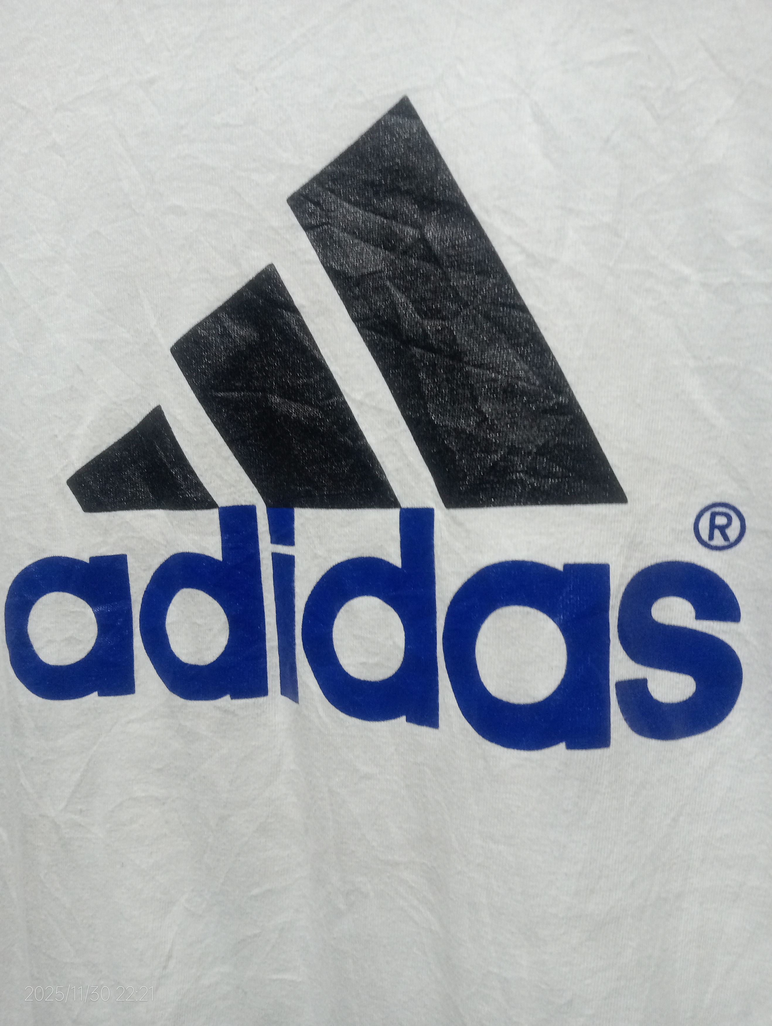 Adidas Vintage '90s Adidas Single Stitch Tee Very Rare Size US XL / EU 56 / 4 - 3 Thumbnail