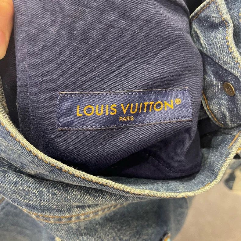 Louis Vuitton Louis Vuitton Turquoise Denim Pants Size US 36 / EU 52 - 4 Thumbnail