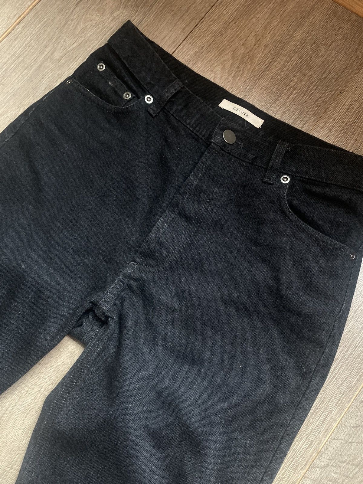 Celine FW20 Studded Dylan Flare Denim Jeans 29 Size US 32 / EU 48 - 2 Thumbnail