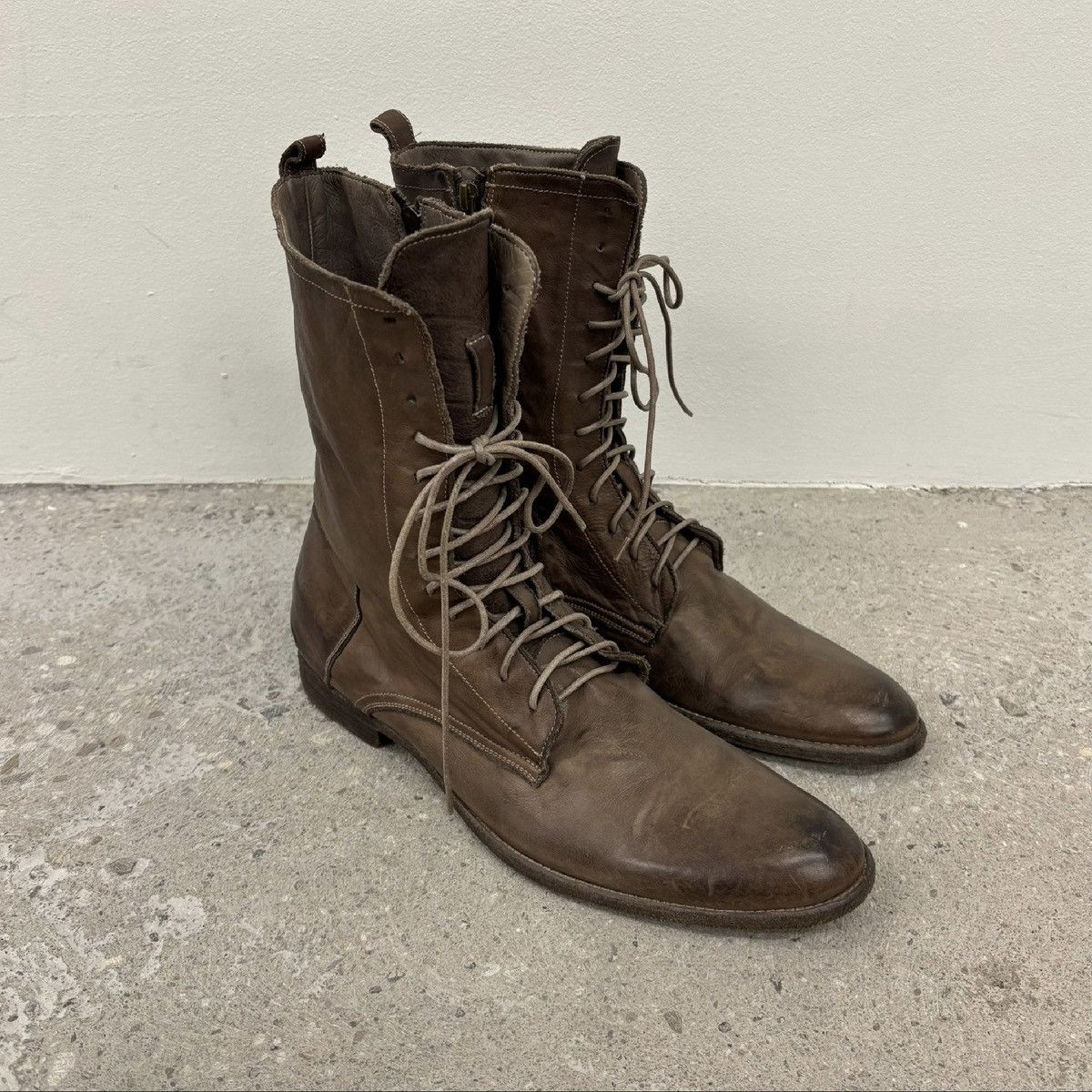 Alexander McQueen Alexander McQueen Brown Leather Riding Boots Size US 9.5 / EU 42-43 - 1 Thumbnail