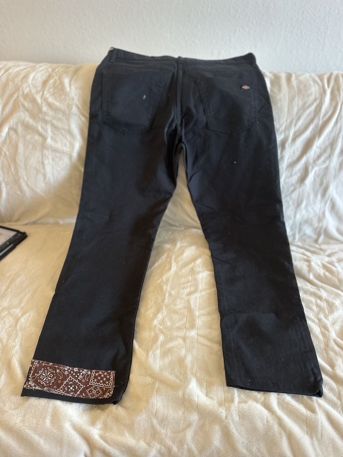 Dickies Dickies Classic Black Straight 34x30 Custom Brown Bandana Size US 34 / EU 50 - 3 Thumbnail
